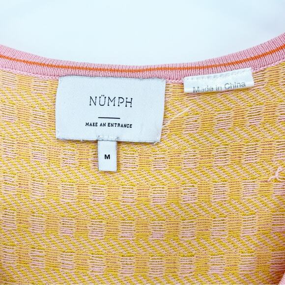 NUMPH Kevin Sleeveless Knit Printed Pullover M - Picture 4 of 5